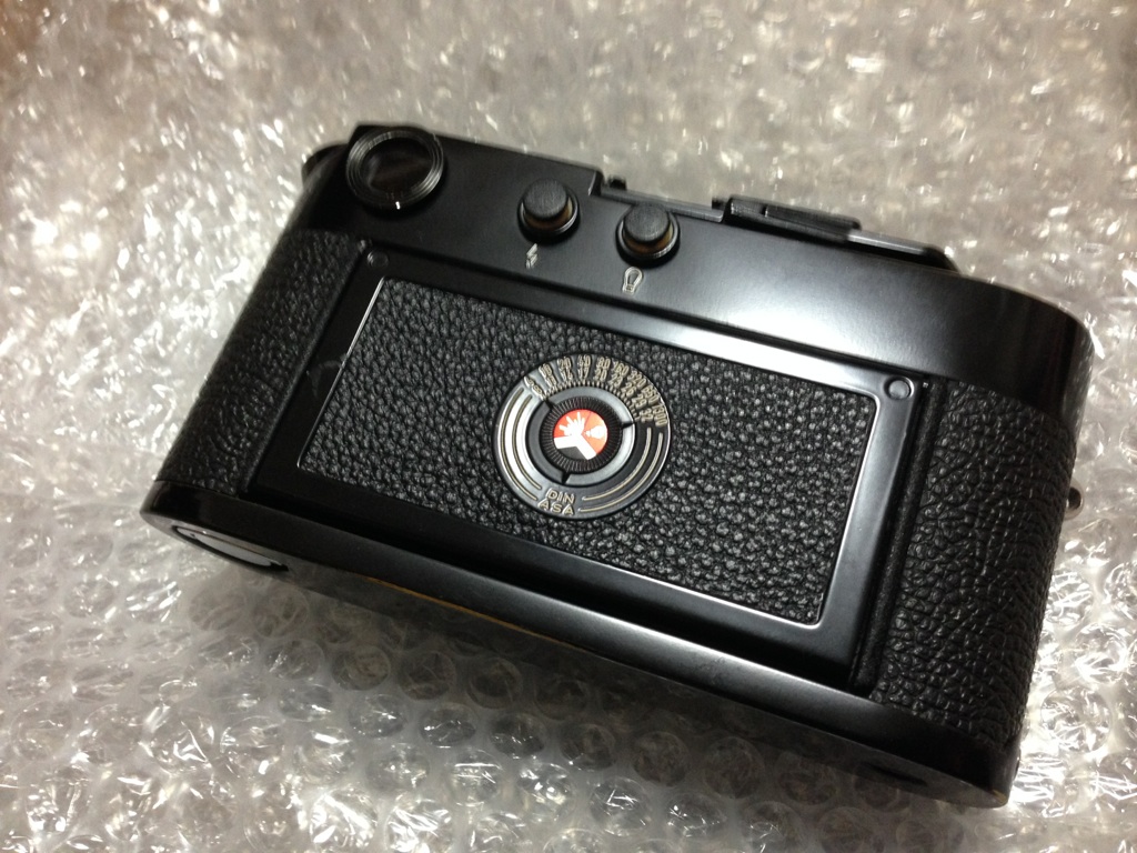Leica M4 ルミエール塗装ブラックペイント フォトメンテナンスヤスダ 